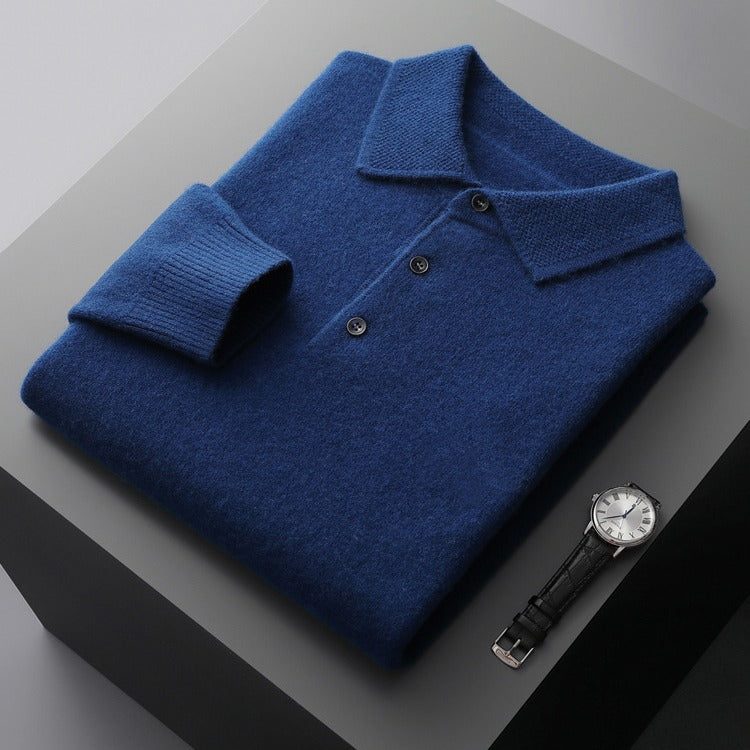 Men's Business Long Sleeve Cashmere Sweater