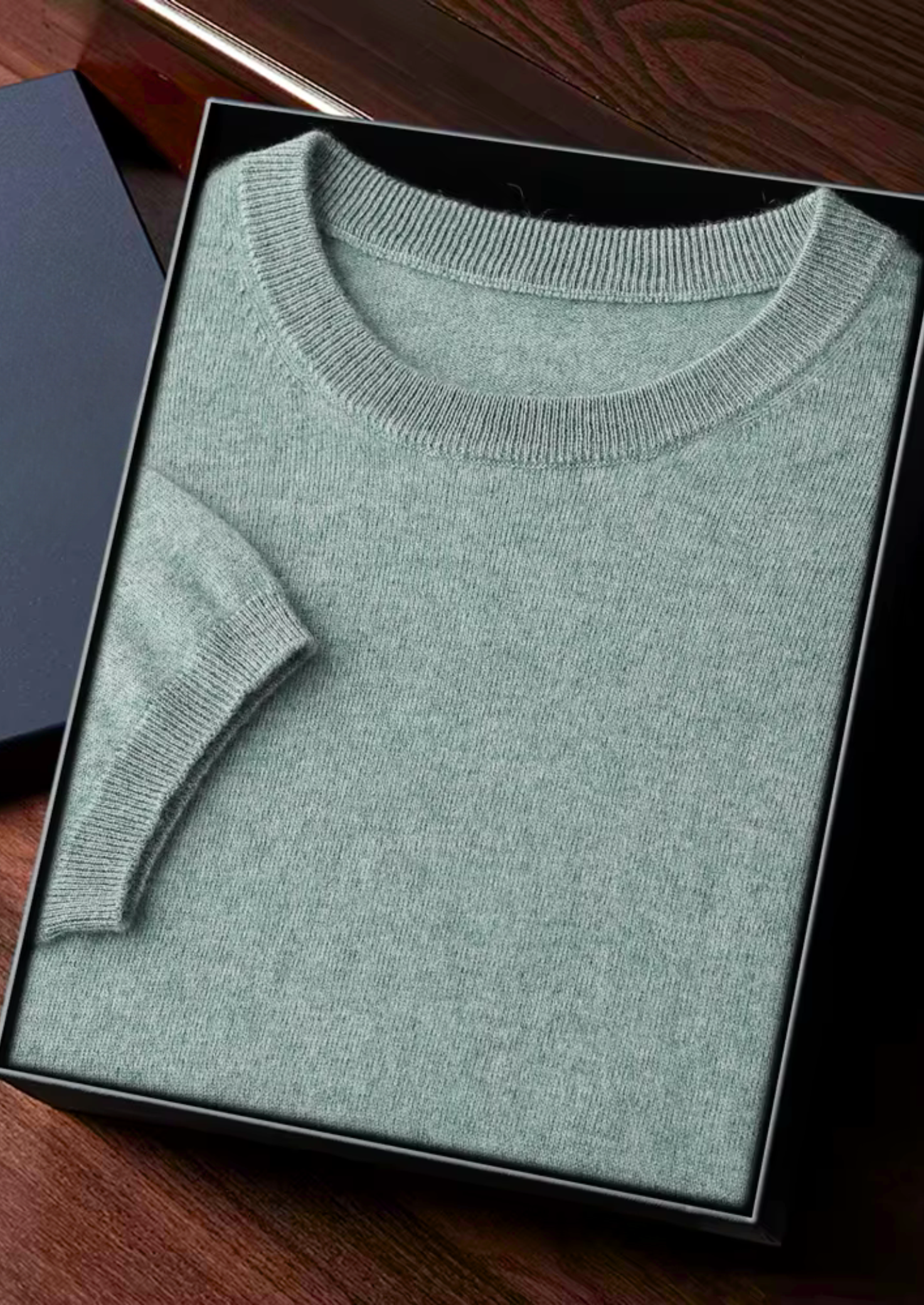 Premium Cashmere Classic Crewneck T-shirt
