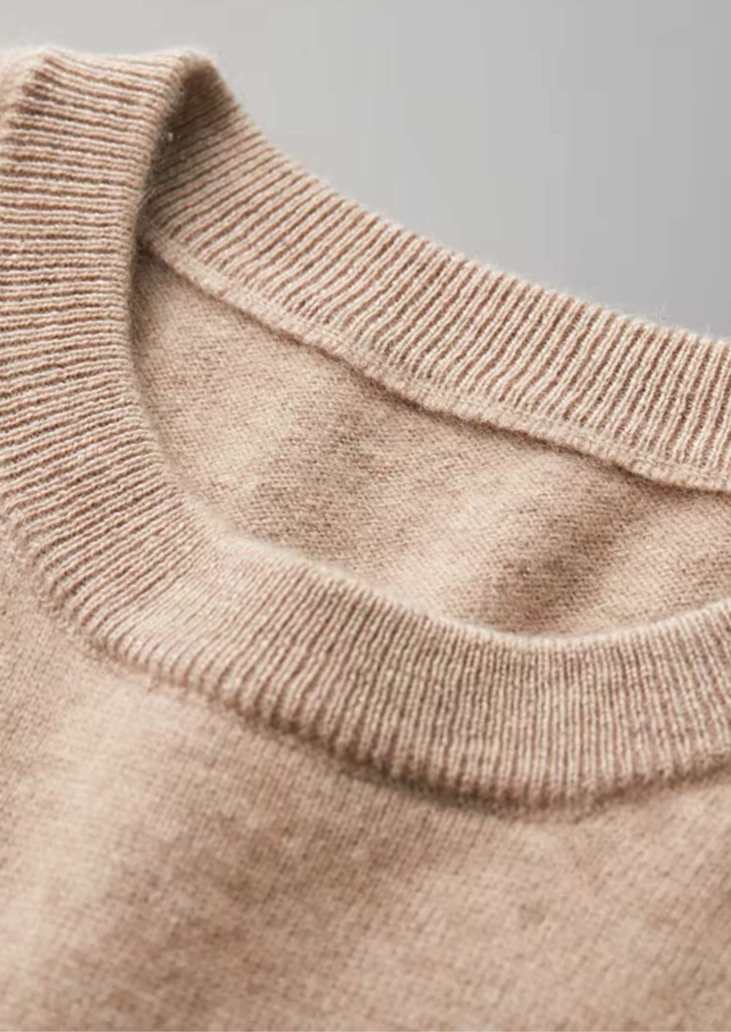 Premium Cashmere Classic Crewneck T-shirt