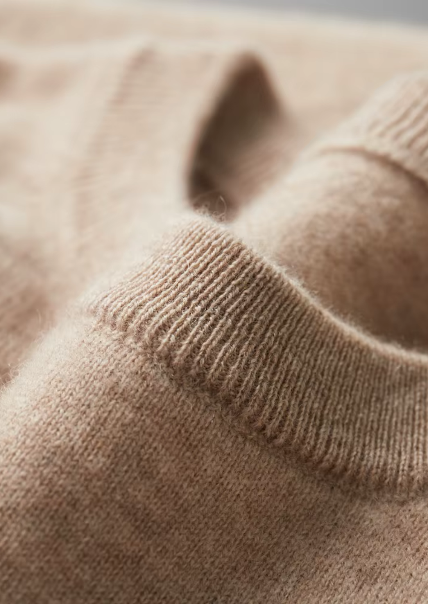 Premium Cashmere Classic Crewneck T-shirt