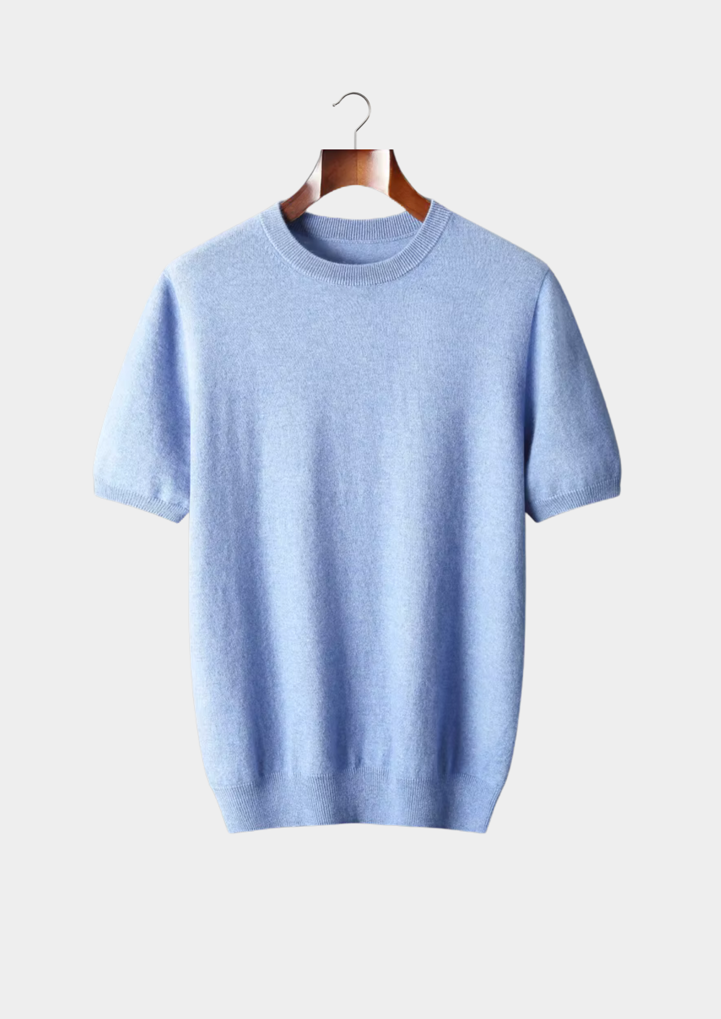 Premium Cashmere Classic Crewneck T-shirt