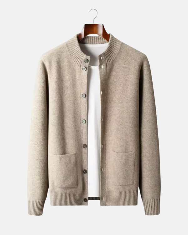 Premium Cashmere Button Cardigan