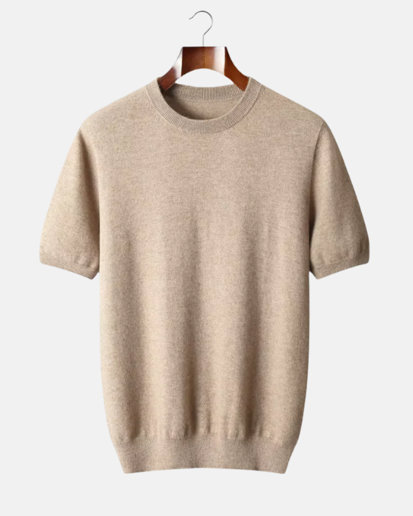 Premium Cashmere Classic Crewneck T-shirt