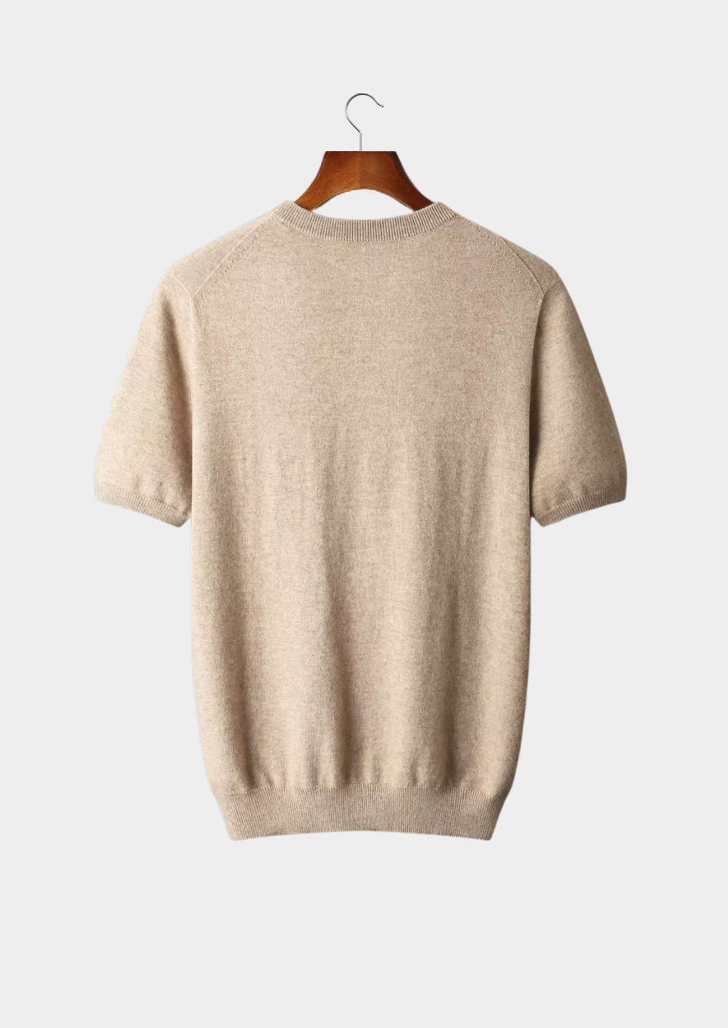Premium Cashmere Classic Crewneck T-shirt