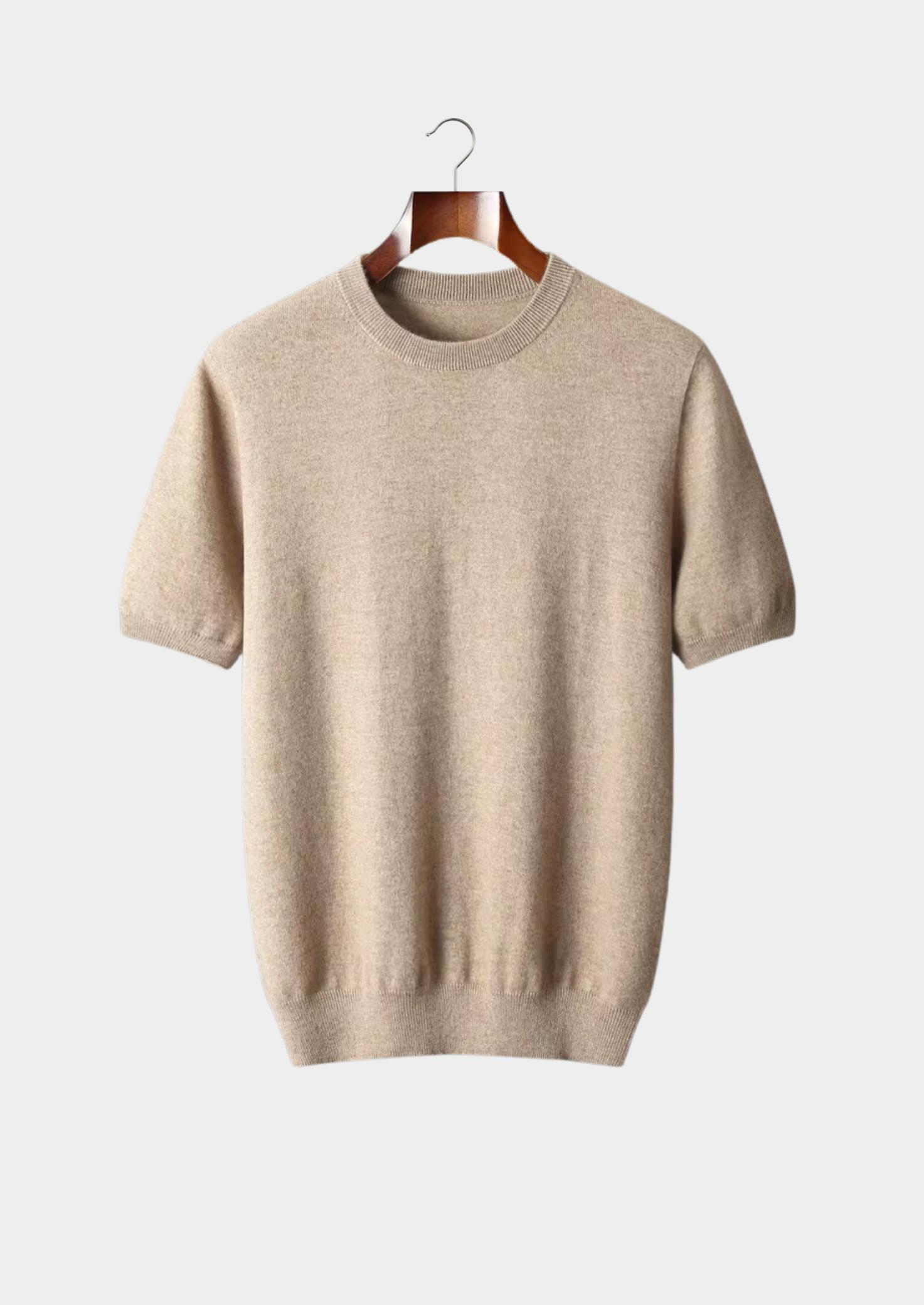 Premium Cashmere Classic Crewneck T-shirt
